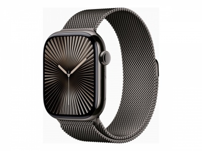 Apple Watch Series 10 | Smart watch | GPS (satellite) | Always-On Retina | Waterproof | Slate Titanium