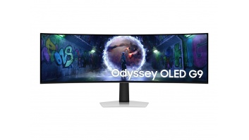 Samsung LS49DG934SUXEN Odyssey G9 G93SD | 49 " | OLED | DQHD | 32:9 | 240 Hz | 0.03 ms | 5120 x 1440 pixels | 250 cd/m² | HDMI ports quantity 1 | Silver