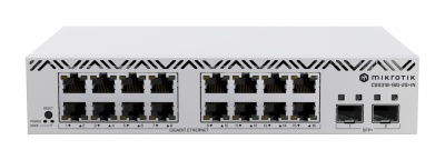 MikroTik Cloud Smart Switch with SwitchOS desktop case | CSS318-16G-2S+IN