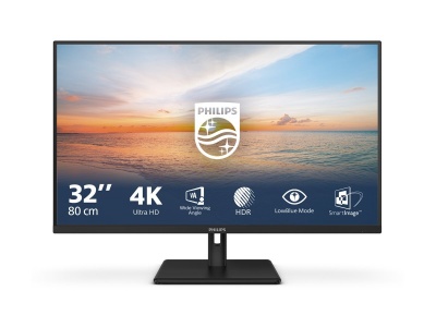 Philips 32E1N1800LA/00 | 31.5 " | VA | 16:9 | 60 Hz | 4 ms | 3840 x 2160 pixels | 300 cd/m² | HDMI ports quantity 2