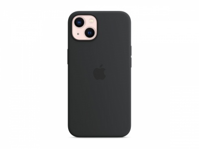 Apple iPhone 13 Silicone Case with MagSafe - Midnight | Apple