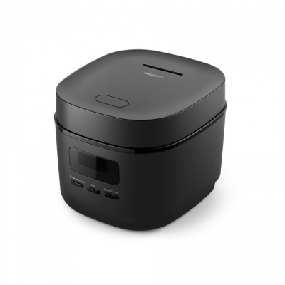 PHILIPS 3000. sērijas Mini rīsu vārāmais katls, melns