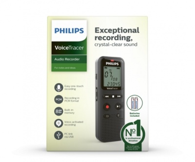 Akcija! PHILIPS diktafons, 8GB