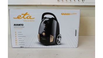 SALE OUT. ETA ETA151990000 Avanto Vacuum cleaner, Bagged, Dust bag 3 L, Working radius 10 m, Power 700 W, Black | ETA | Avanto Vacuum cleaner | ETA151990000 | Bagged | Power 700 W | Dust capacity 3 L | Black | DAMAGED PACKAGING