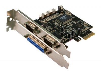 Logilink | 2 x serial (COM), 1 x parallel (LPT) | PCIe