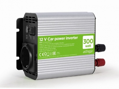 EnerGenie | 12 V Car power inverter, 300 W | EG-PWC300-01