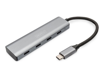 DIGITUS USB-C 4-Port Hub | Digitus | DIGITUS - hub - 4 ports | DA-70246