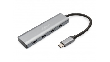 DIGITUS USB-C 4-Port Hub | Digitus | DIGITUS - hub - 4 ports | DA-70246