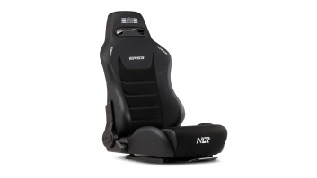 Next Level Racing | Premium PU Leather | Reclining Seat | ERS3 Elite PU Leather & Suede Edition | Black