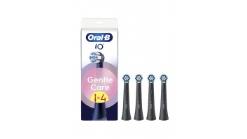 Oral-B Replaceable toothbrush heads | iO GentleCare | Heads | For adults | Number of brush heads included 4 | Black