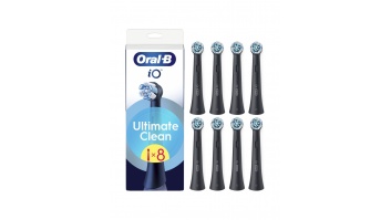 Oral-B Replaceable toothbrush heads | iO UltimateClean | Heads | For adults | Number of brush heads included 8 | Black