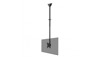 Neomounts CL35-340BL12 Monitor/TV mount ceiling 1 screen - 23-42" - max 50 kg - VESA 100x100-200x200 - h 106-156 cm - black
