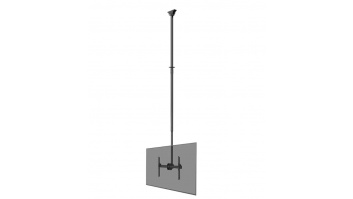 Neomounts CL35-440BL16XL Monitor/TV mount ceiling 1 screen - 37-70" - max 50 kg - VESA 200x200-600x400 - h 250-300 cm - black