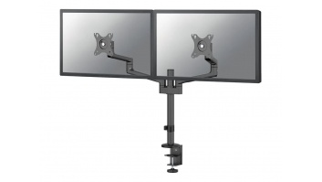 Neomounts NEXT Lite DS60-425BL2 Dual monitor arm - 17-27" - 0-8 kg/screen - space saving T-Rex model - 100% plastic-free packaging - black