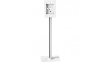 Neomounts FL15-650WH1 Tablet floor stand - 75° tiltable - 90° rotatable - lockable (incl. lock) - VESA 75x75 - bolt-down - suitable for vari