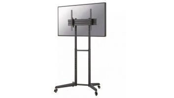 Neomounts FL50-540BL1 TV trolley - 37-70" - max 50 kg - manual h 128,5-145 cm - VESA 100x100-600x400 - black