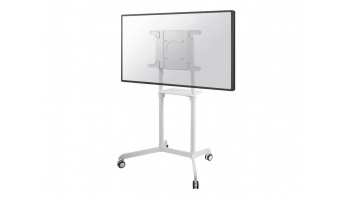 Neomounts NS-M1250WHITE TV trolley - 37-70" - max 70 kg - VESA 200x200-600x400 - 90° rotatable - incl. hardware shelf - white