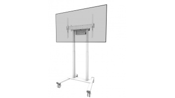 Neomounts MOVE Lift FL55-875WH1 TV trolley - 55-100" - max 110 kg - motorised h 111,3-176,3 cm (35mm/sec) - VESA 100x100-800x600 - lockable