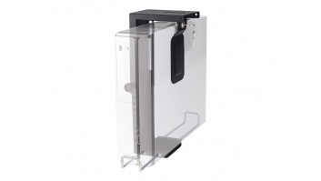 Neomounts CPU-D075BLACK/LK CPU/PC holder - max 10 kg - lockable (incl. lock) - h 20-36 cm - w 5-10 cm - universal - black