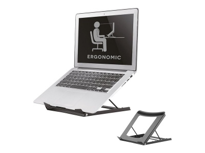 Neomounts NSLS075BLACK Laptop stand - 10-16" - max 5 kg - 5 height positions - foldable - compact - universal - black