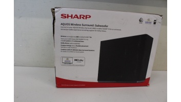 SALE OUT. Sharp AQUOS Wireless Surround Subwoofer | Sharp | AQUOS Surround Subwoofer | CP-AWS0101 | Wi-Fi | DAMAGED PACKAGING | Wireless connection
