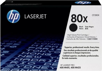 HP Laser Cartridge HP CF280XC (80X) | Toner Cartridge | Black