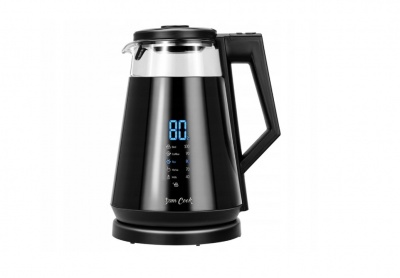 Sourcing | Kettle with temperature control | PSC-111/B | Electric | 1700 W | 1.7 L | Plastic/Glass | 360° rotational base | Black