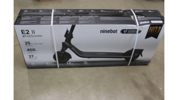 SALE OUT. Ninebot by Segway eKickScooter E2 E II | Segway | E2 E II | eKickScooter | 450 W | Up to 20 km/h | 8.1 " | Black and Gray | 23 month(s)