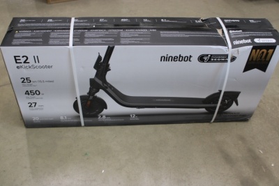 SALE OUT. Ninebot by Segway eKickScooter E2 E II | Segway | E2 E II | eKickScooter | 450 W | Up to 20 km/h | 8.1 " | Black and Gray | 23 month(s)
