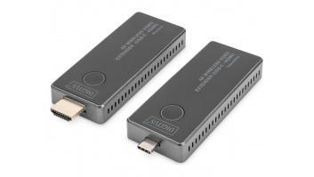 Digitus 4K Wireless Video Extender, 30 m (USB-C - HDMI) | DS-55324 | Black/Silver