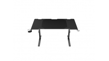 Genesis | Modular Gaming Desk | Holm 140 RGB | Anthracite Black