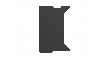 Genesis | Holm Modular Side Desk Top Left 50cm | NDS-2280 | Anthracite Black