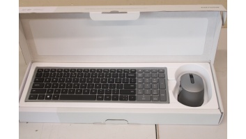 SALE OUT. Dell Keyboard and Mouse KM7321W Premier Multi-Device Wireless US International | Dell | Premier Multi-Device Keyboard and Mouse | KM7321W | Keyboard and Mouse Set | Wireless | Batteries included | US | REFURBISHED | Titan grey | Wireless connect