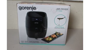 SALE OUT. Gorenje AF1409DB Fryer, 3,5 L, 1400 W, Black | Gorenje | Air Fryer | AF1409DB | Power 1400 W | Capacity 3.5 L | Black | DAMAGED PACKAGING