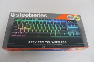 SALE OUT.  | SteelSeries | Gaming Keyboard | Apex Pro TKL (2023) | Black | Gaming keyboard | Wireless | RGB LED light | US | DEMO | Omnipoint 2.0 Adjustable Switches