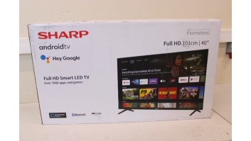 Sharp | 40FH2EA | 40" (101 cm) | Smart TV | Android TV | FHD | Black | DAMAGED PACKAGING