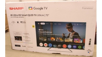 Sharp | 75GP7265E | 75 | Smart TV | Google TV | UHD | DAMAGED PACKAGING