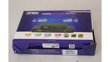 SALE OUT. | Aten | 4-Port 4K HDMI Splitter | VS184A | DAMAGED PACKAGING
