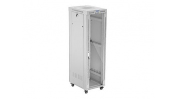 Lanberg Rack cabinet 19" free-standing 42U/600x800 (flat pack) with glass door lCD V2, grey | Lanberg