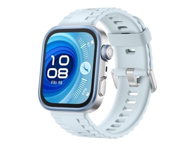 Huawei Watch FIT4 Pro, 3D Fluorelastomer Blue Strap, Titanium Body, Seiya-B29