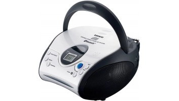 Lenco CD magnetola ar Bluetooth, melna ar baltu