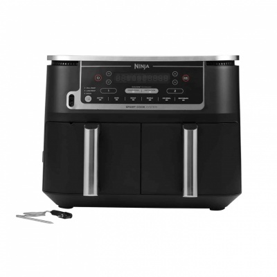 NINJA | Airfryer | AF451EU Foodi MAX Dual Zone | Power 2470 W | Capacity 9.5 L | Black