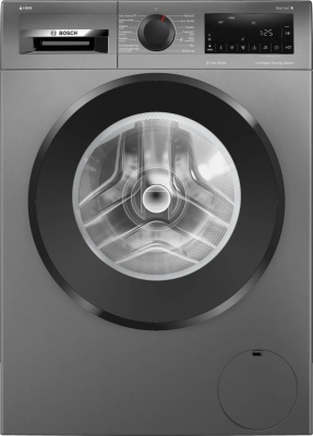 Bosch Washing Machine | WGG244RFSN | Energy efficiency class A | Front loading | Washing capacity 9 kg | 1400 RPM | Depth 59 cm | Width 59.8 cm | Display | LED | Grey
