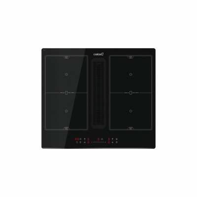 CATA Hob with Hood | IAS 6024 | Induction | Number of burners/cooking zones 4 | Slider | Black