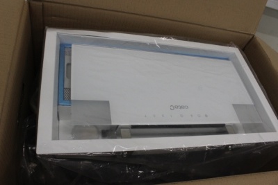 SALE OUT.  | CATA | Hood | GC DUAL A 45 XGWH/D | Canopy | Energy efficiency class A | Width 45 cm | 820 m³/h | Touch control | LED | White glass | DAMAGED BEZEL