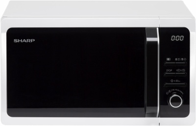 SHARP mikroviļņu krāsns, 20l, 800W balta
