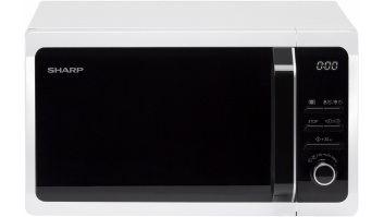 SHARP mikroviļņu krāsns, 20l, 800W balta