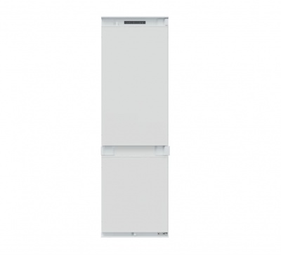 Candy ECNBQL3518EV Refrigerator, E, Built-in, Combi, Height 1.773m, Fridge net 194 L, Freezer net 74 L, White