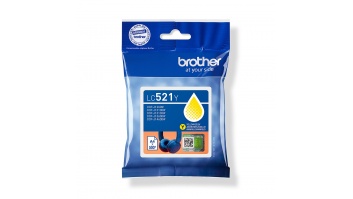 Brother LC521Y Yellow Inkjet Cartridge