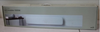 SALE OUT.  | Mill Heater | IB1000L DN Steel | Panel Heater | 1000 W | Number of power levels 1 | Suitable for rooms up to 12-16 m² | White | DAMAGED PACKAGING, SCRATCHED SIDE, DENTS ON BACK